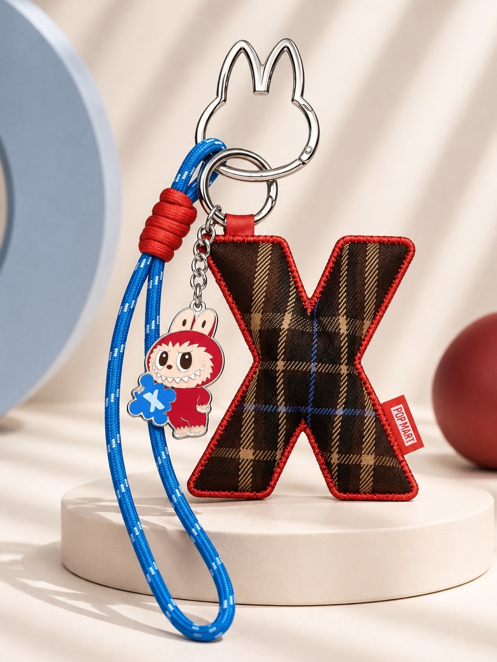 POP MART Labubu Monsters Pin for Love Letter X Pendant Keychain BNIB